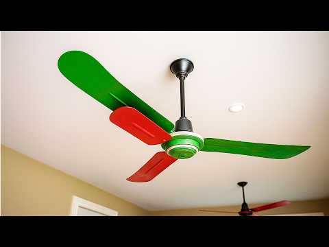 Видео: Самодельный шатающийся потолочный вентилятор, двухцветный, ограниченный тираж 2025 г.