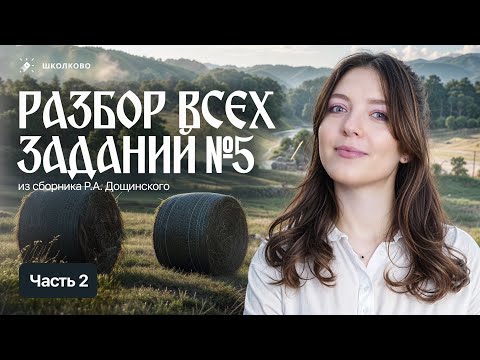 Видео: Разбор всех заданий №5 из сборника Р.А. Дощинского. ОГЭ 2026 по русскому языку. Часть 2.