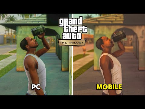 Видео: GTA Trilogy Mobile vs PC - Сравнение графики и деталей