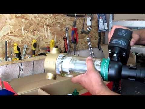 Видео: Обзор и работа фильтра Honeywell F76S. Установка привода.