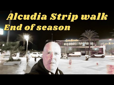 Видео: Алькудия - Прогулка по Белвью-Стрип!!