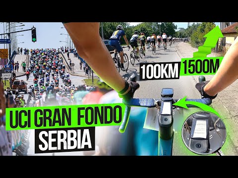 Видео: Обзор гонки UCI Gran Fondo Novi Sad SERBIA 100km 1500↗️. Триатлет пробует велогонку.