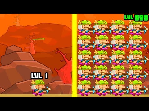 Видео: ЭВОЛЮЦИЯ АРМИИ ЧТОБЫ СОЗДАТЬ ЖИВУЮ БАШНЮ В ИГРЕ BRAVE SHORITES!