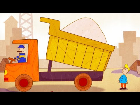 Видео: Мультик 🚙 МАШИНКИ 🚚 Грузовой автомобиль 🚛 Мультфильмы про нужные машинки 🚦