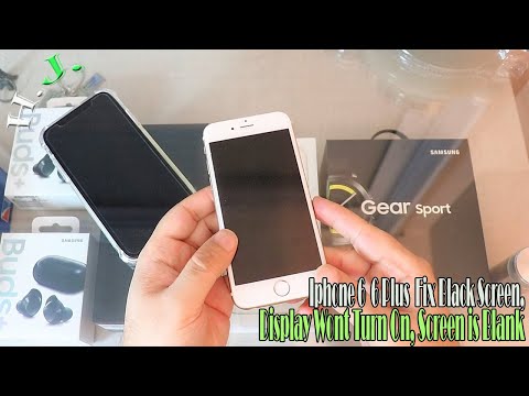 Видео: iPhone 6/6 Plus: черный экран, дисплей не включается, экран пустой