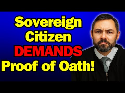 Видео: Суверенный гражданин ОТКАЗЫВАЕТСЯ продолжать дело, пока судья не принесет присягу