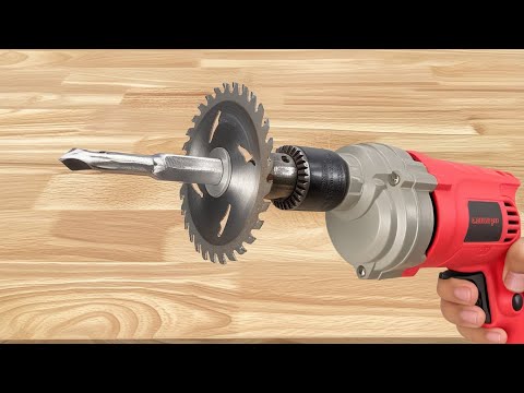 Видео: Жаль, что я не знал этого раньше, в 50 лет! Превращаем пильное полотно в промышленную дрель
