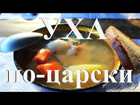 Видео: Уха по-царски. Готовим в казане на костре.