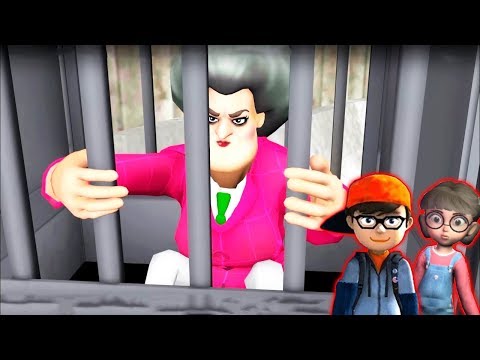 Видео: Злая Учительница ПОПАЛАСЬ Scary Teacher 3D ДЕЛАЮ КОНЦОВКУ против Miss T