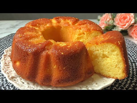 Видео: Апельсиновый пирог с 10 ложками за 10 минут 🍊 Который все ищут! Без весов!