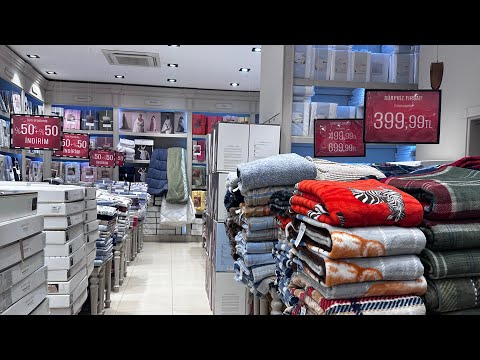 Видео: Пледы по 13$ в турецком магазине текстиля  Madame Coco. Выбираем одеяло. #turkey #обзор #турция