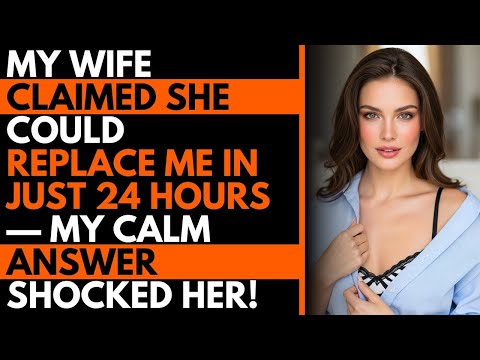 Видео: Моя жена заявила, что сможет найти мне замену всего за 24 часа. Мой спокойный ответ шокировал её!...