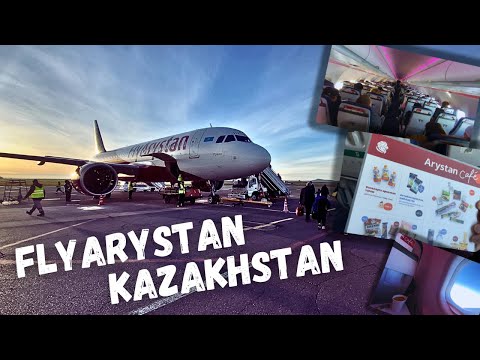 Видео: ОБЗОР FlyArystan РЕЙС из Караганды в Алматы