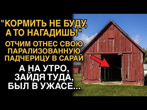 Видео: Отчим отнес парализованную падчерицу в сарай, а утром обомлел...