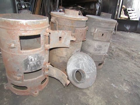 Видео: Чугунная печь буржуйка Недостатки Достоинства