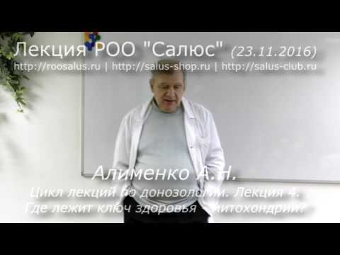Видео: Где лежит ключ здоровья - митохондрии? (А.Н. Алименко)