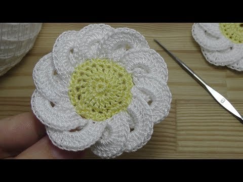 Видео: Вязание крючком ЦВЕТКА мастер-класс для начинающих  crochet guide