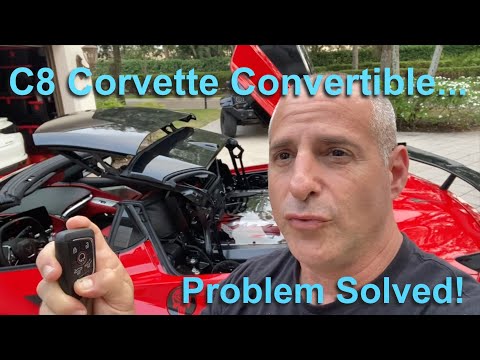 Видео: Исправлена ​​проблема с кабриолетом C8 Corvette HTC — умный верх mods4cars открывается и закрывае...