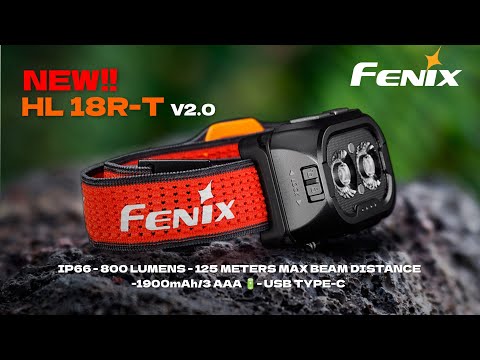 Видео: NEW2025‼️ FENIX HL18R-T v2.0.Отличный фонарь для бегунов,#outdoors и не только..Обзор и тест.‼️