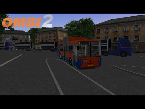 Видео: Нефаз 5299-30-31 в Русской глубинке | Нефаз 5299 в Omsi 2