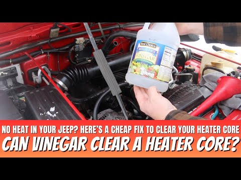Видео: Нет тепла в джипе? Может ли уксус действительно прочистить засорившийся радиатор печки?