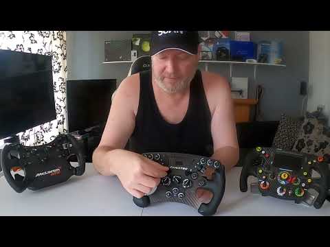 Видео: Сравнение Fanatec mclaren v2, Formula 2.5 и Thrustmaster SF1000