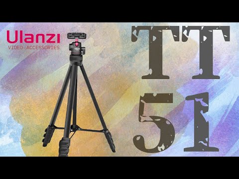 Видео: Алюмінієвий штатив (тринога) | Aluminium Alloy Portable Tripod | Ulanzi TT51