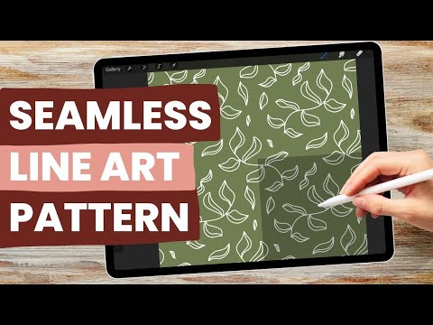 Видео: Как создать бесшовный повторяющийся узор в Procreate: руководство для начинающих по Procreate