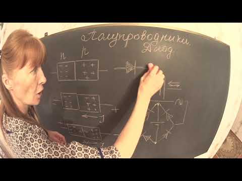 Видео: полупроводники и их применение  .работа диода -10 класс