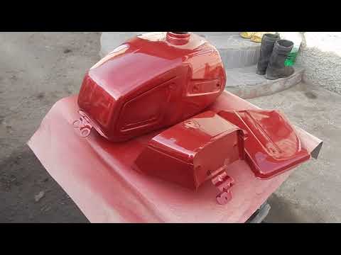 Видео: Покраска ИЖ Юпитер 5, ремонт шилдиков бака.