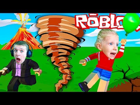 Видео: Остров Выживания в ROBLOX при плохой ПОГОДЕ играем с Миланой роблокс летсплей от FFGTV