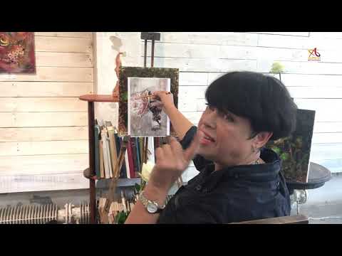 Видео: Как нарисовать розу от графики до живописи