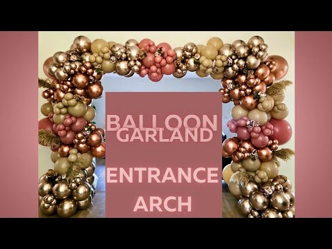Видео: Как сделать потрясающую арку из воздушных шаров на день рождения #ballondecor #birthdayideas #bal...