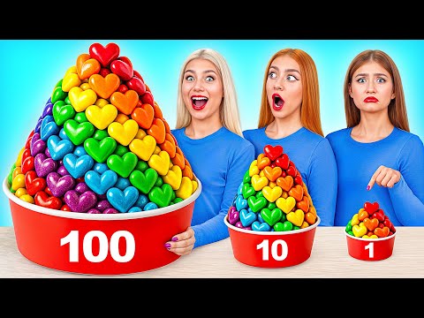 Видео: 100 Слоев Еды Челлендж | Потрясающие Кухонные Хитрости от Multi DO Joy