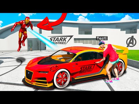 Видео: Угнали машину ЖЕЛЕЗНОГО ЧЕЛОВЕКА с Младшим БРАТОМ в ГТА 5 РП!