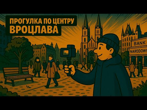 Видео: Прогулка по центру Вроцлава