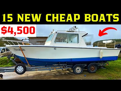 Видео: 15 недорогих потрясающих НОВЫХ лодок на продажу по цене менее 10 000 долларов на торговой площадке!