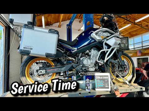 Видео: Замена масла в CFMOTO IBEX 800 | Техническое обслуживание мотоциклов CFMOTO