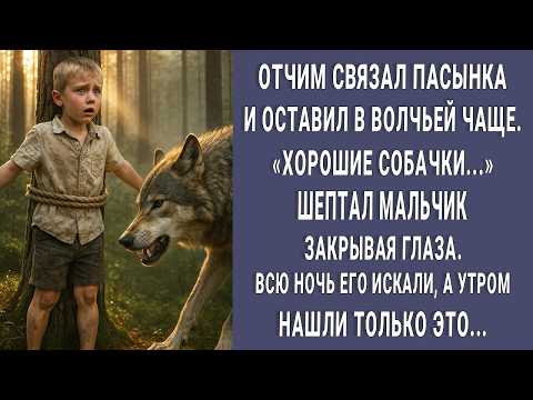 Видео: Отчим оставил пасынка в волчьей чаще. "Хорошие собачки…" шептал малыш закрыв глаза. Утром нашли ЭТО