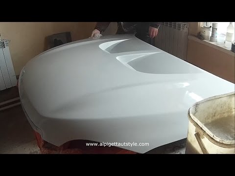 Видео: 1-я часть. Легкий тюнинг  капота Toyota Rav4 - матрица