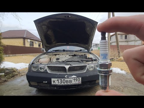 Видео: Замена свечей на Mitsubishi Diamante