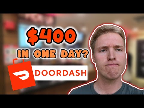 Видео: Можно ли заработать 400 долларов за ОДИН день на DOORDASH в 2025 году?