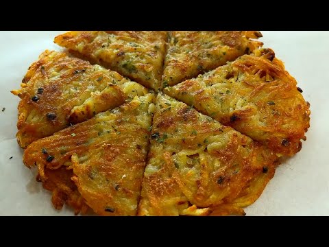 Видео: Если у вас дома есть только картошка! Попробуйте этот простой рецепт! Картофельный рецепт