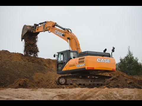 Видео: Обзор экскаватора CASE СХ300С