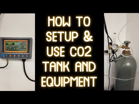 Видео: Как настроить монитор, контроллер и регулятор баллона CO2 — Как использовать оборудование CO2