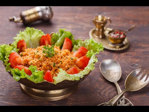 Видео: Турецкая закуска "Кысыр" /Невероятно вкусный  Салат из булгура и зелени-обязательно приготовьте!