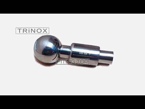 Видео: 🌕 Ротационная головка нержавеющая под сварку AISI304 | TRiNOX 🔴 #aisi304