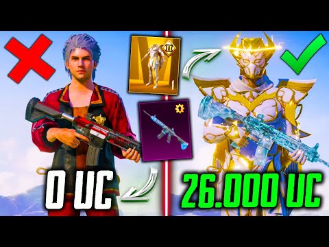 Видео: ЛУЧШАЯ ПРОКАЧКА АККАУНТА на 26000 UC В PUBG MOBILE! ВЫБИЛ ЗОЛОТЫЕ МИФИКИ+ПРОКАЧАЛ ЛЕДНИК ПУБГ МОБАЙЛ