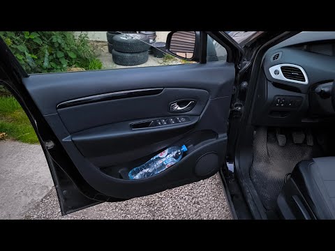 Видео: Как снять обшивку двери Renault Grand Scenic 3? Как перетянуть дверные вставки на Scenic 3?