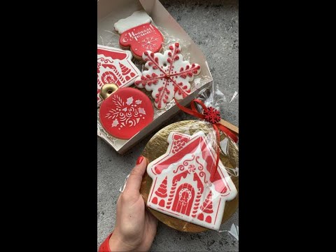Видео: Мастер-класс Новогодние пряники Марии Ермолаевой ч.1